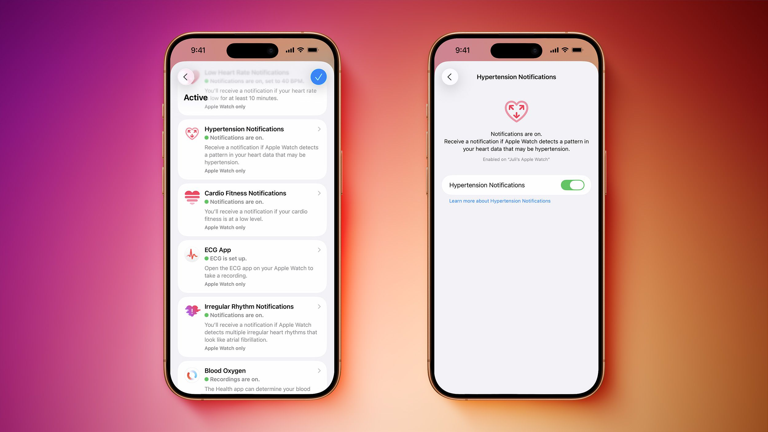 Apple Watch introduces hypertension alerts to help users monitor their blood pressure effectively