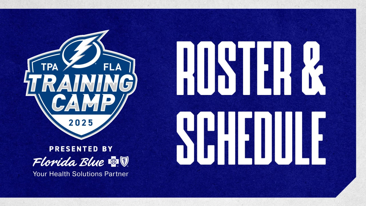 Lightning reveal training camp roster and schedule, powered by Florida Blue!