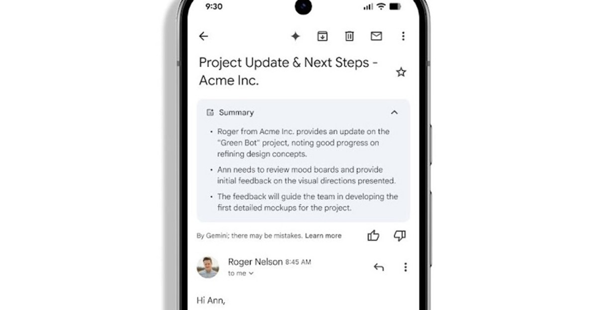Stay updated with Gmail's automatic summaries!