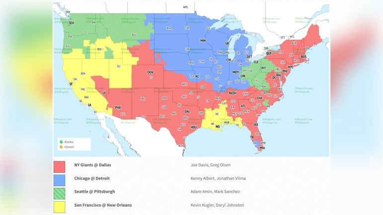 Steelers-Seahawks Week 2 game broadcast limited to select markets. Check local listings!
