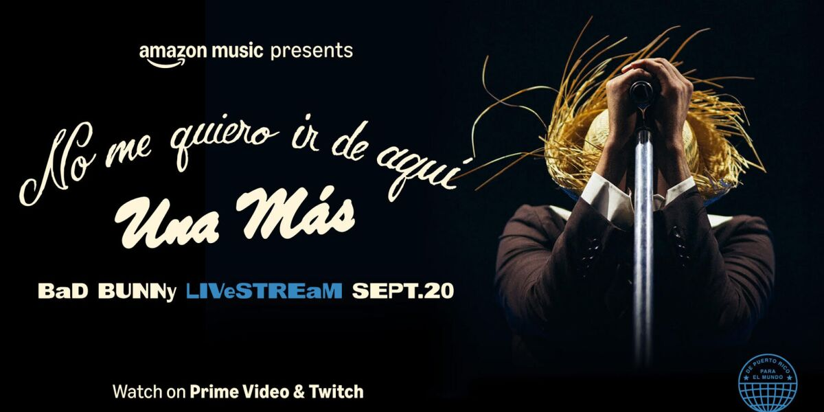 Stream Bad Bunny’s final Puerto Rico concert live on Amazon! Don’t miss this exclusive event!