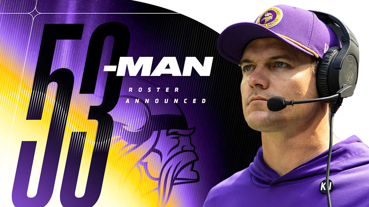 Vikings finalize their 53-man roster for 2025, ready for an exciting season ahead!